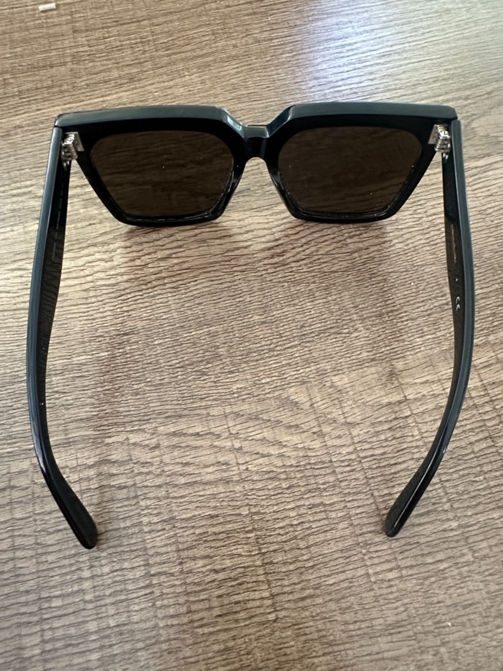 Celine Black Rectangular Sunglasses CL4055F - Picture 2 of 4